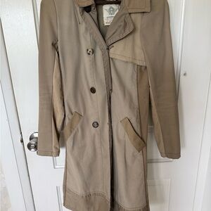 Anthropologie Beige Tan Trench Coat